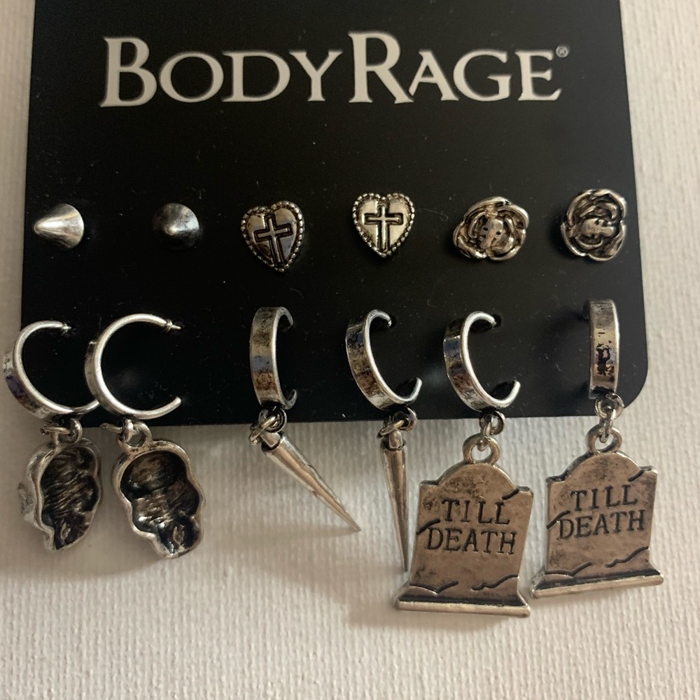 Till death earrings